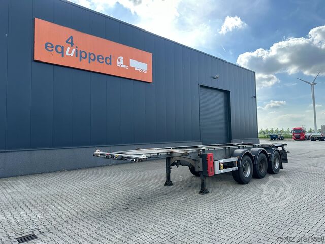 Container transportation Van Hool 20FT/30FT ADR CHASSIS / galvanized / BPW DRUM /...