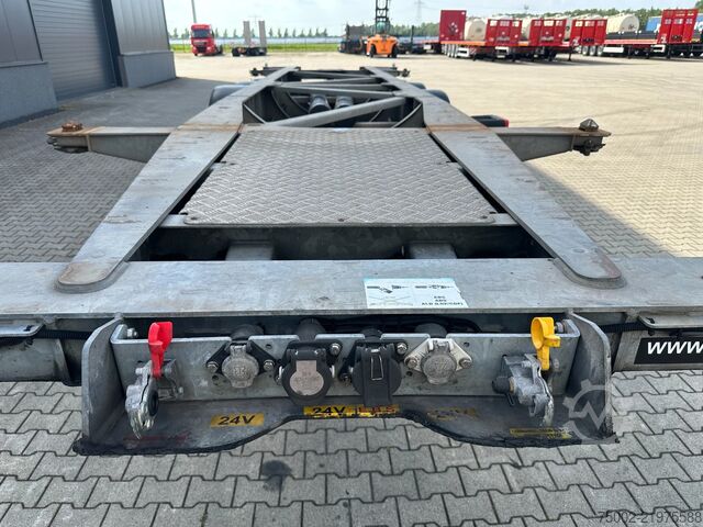 Container transportation Van Hool 20FT/30FT ADR CHASSIS / galvanized / BPW DRUM /...