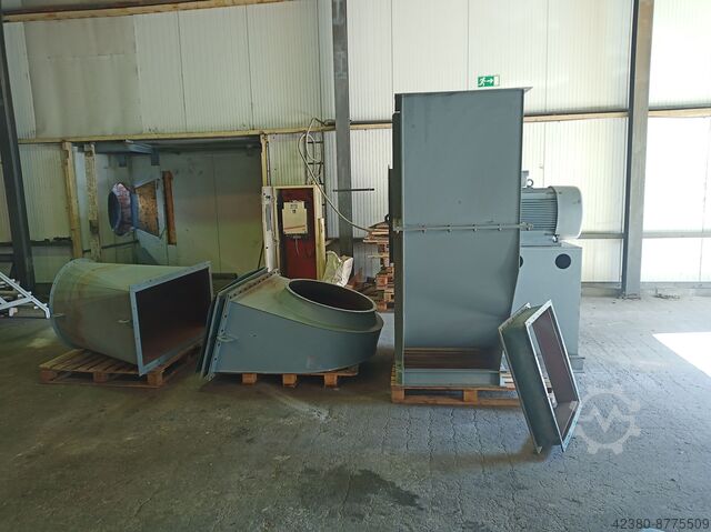 Radialgebläse Gebläse Radialventilator Howden Turbowerke Meissen 37kW ; 56000m³ LRN 0800 W 100/11 GR360