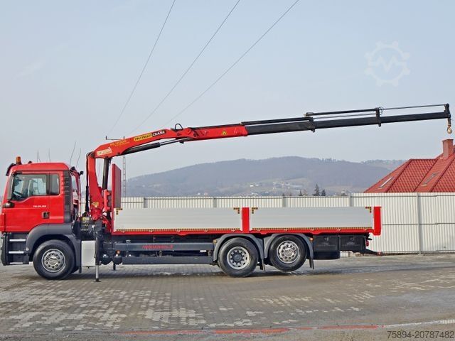 Autokran MAN TGS 26.360* PRITSCHE 7,10m* PK 12000 + FUNK *TOP