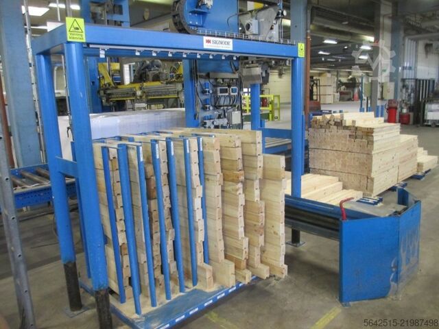 Packaging film wrapper with banding Octomeca OY 