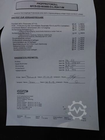 Chiller HYDAC RGCS-D2-3000