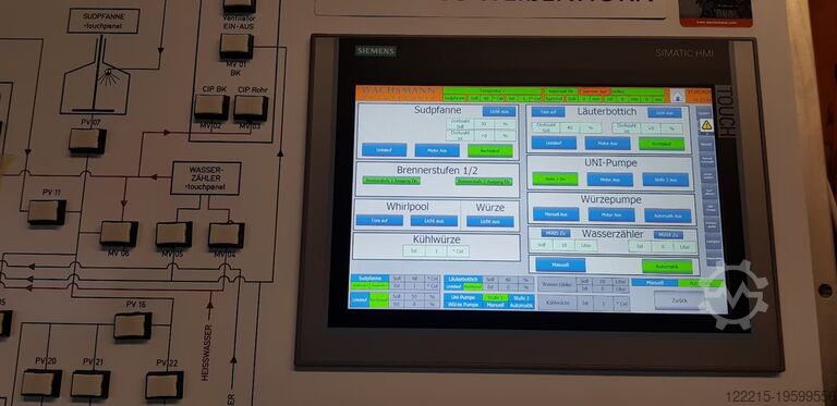 Wachsmann CBS-15 (15 hl) Brewhouse (1998) Wachsmann Sudhaus