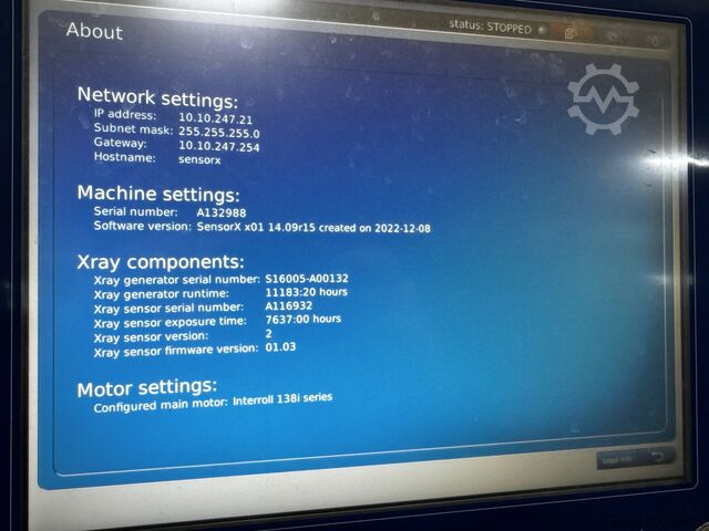 Marel SensorX 501 zur Knochenerkennung Marel SensorX 501