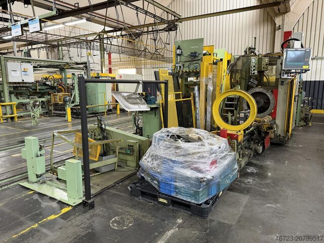 Reifenaufbaumaschine mit (3) Heißmesser GoodYear S.A. Formenbauwerk BRC III R1 E84