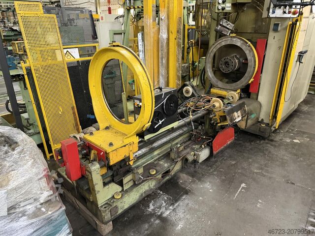 Reifenaufbaumaschine mit (3) Heißmesser GoodYear S.A. Formenbauwerk BRC III R1 E84