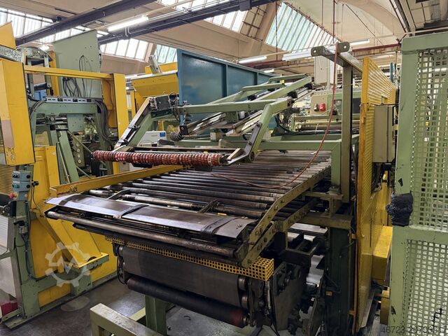 Reifenaufbaumaschine mit (3) Heißmesser GoodYear S.A. Formenbauwerk BRC III R1 E84