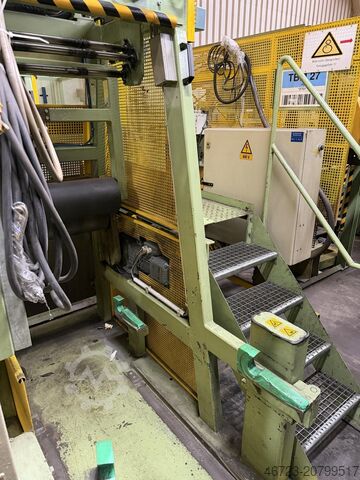 Reifenaufbaumaschine mit (3) Heißmesser GoodYear S.A. Formenbauwerk BRC III R1 E84