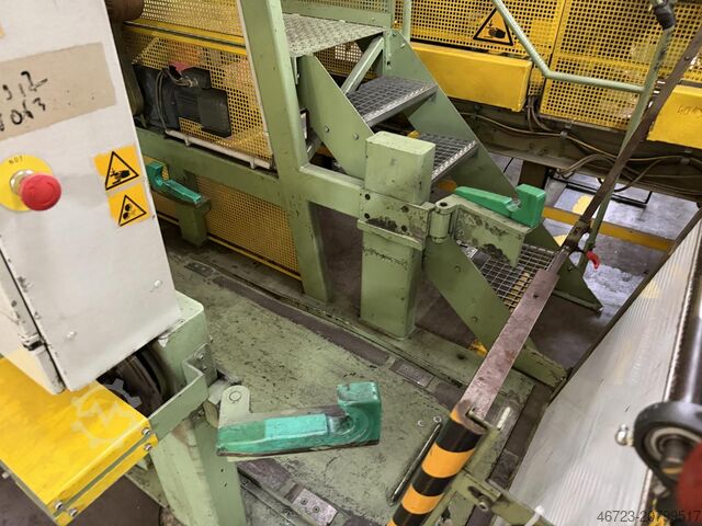 Reifenaufbaumaschine mit (3) Heißmesser GoodYear S.A. Formenbauwerk BRC III R1 E84