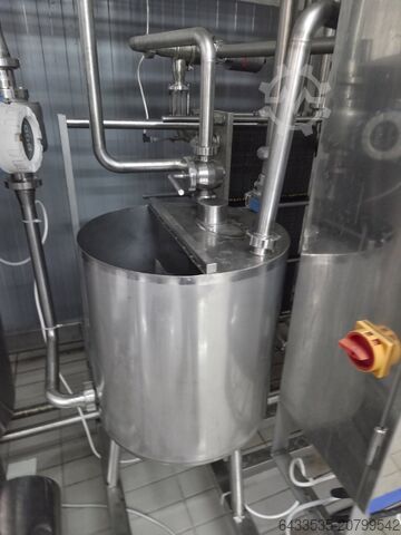 Pasteurizer komplett aus Edelstahl  