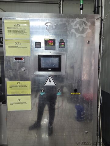 Pasteurizer komplett aus Edelstahl