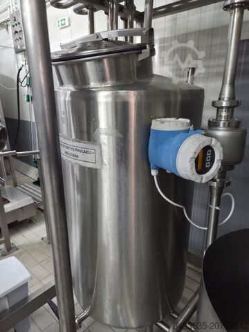 Pasteurizer komplett aus Edelstahl  