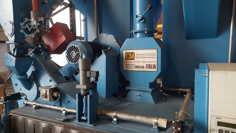 Throwing wheel - turntable - blasting machine CM Mod. T 1000