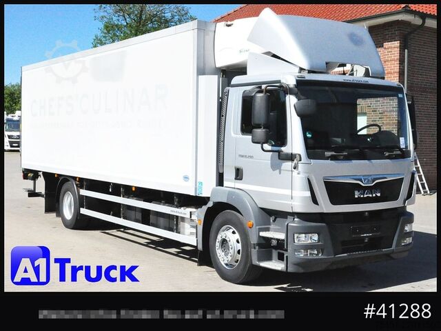 Refrigerated truck MAN TGM 18.290, E6, Carrier Supra 1250MT , LBW,