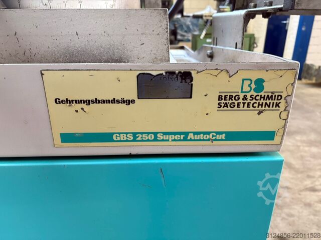 Band saw Berg & Schmid GBS250 Super Autocut