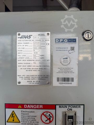 Vertikales Bearbeitungszentrum HAAS VM-6