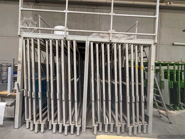 Glass storing system FGL FGL-V-5000-E80/20-2