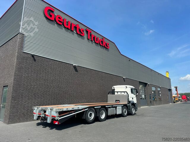 Car carrier van MAN TGS 35.520 8X2 OPRIJWAGEN/MACHINE TRANSPORTER/P...