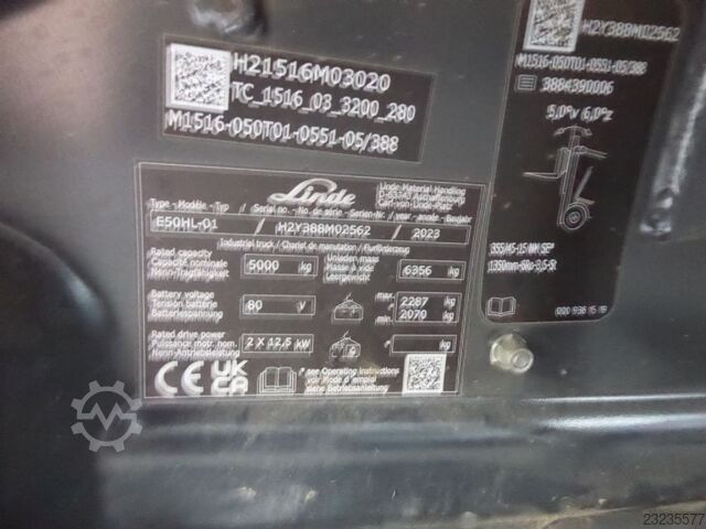 Elektro 4 Rad-Stapler Linde E50HL-01