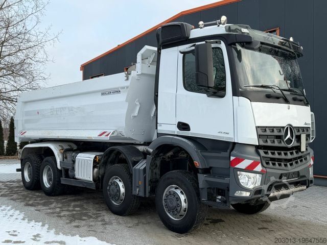 Kipper LKW MERCEDES-BENZ Arocs 4145 8x8 Muldenkipper MEILLER