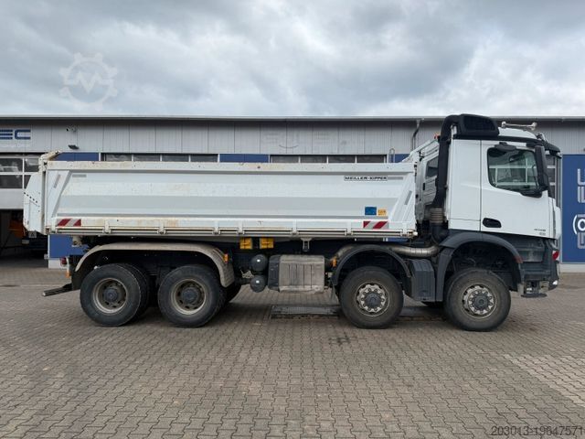 Tipper truck MERCEDES-BENZ Meiler Dreiseitenkipper Bordmatik
