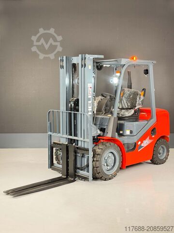 Diesel-Frontstapler Heli CPCD35-H3-Diesel 3,5t 4,7m Triplex KUBOTA Garantie