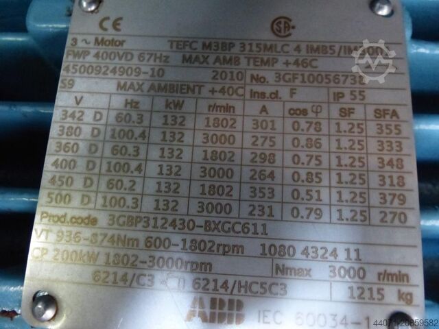 Schraubenkompressor GA132VSD Atlas Copco GA132VSD