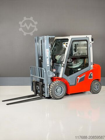 Diesel front loader Heli CPCD25-G3- Diesel - 2,5t - 4,7m Hub - Garantie