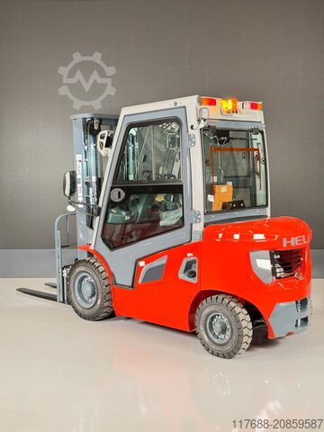 Diesel front loader Heli CPCD25-G3- Diesel - 2,5t - 4,7m Hub - Garantie