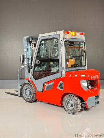 Diesel-Frontstapler Heli CPCD35-G3- Diesel - 3,5t 4,7m Hub Triplex Garantie