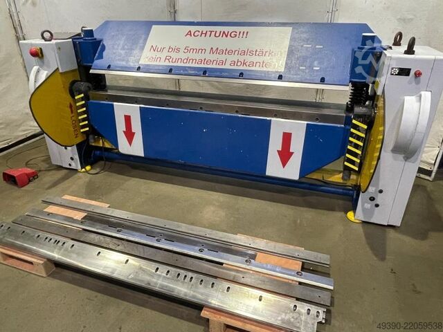 Schwenkbiegemaschine, Abkantbank, Blechbiegemaschine, Biegebank HM KSM-5 / 2500