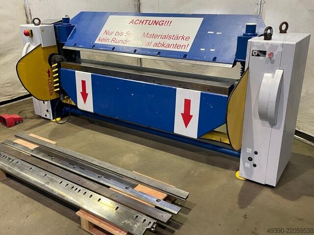 Schwenkbiegemaschine, Abkantbank, Blechbiegemaschine, Biegebank HM KSM-5 / 2500