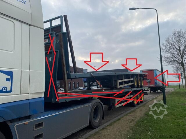 Plattformanhänger Haan OPL 45 Heavy Duty (45Ton) / Rungen-Potholes / N...