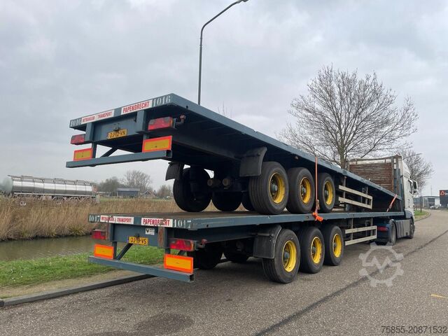 Plattformanhänger Haan OPL 45 Heavy Duty (45Ton) / Rungen-Potholes /BP...