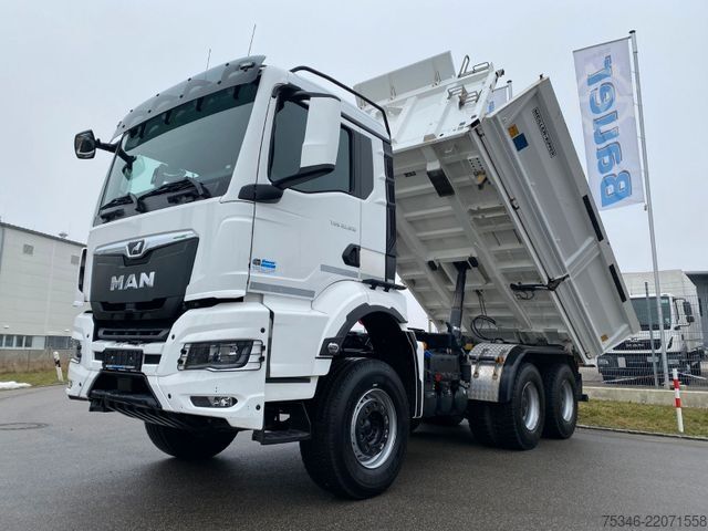 Tipper truck MAN TGS/26.510/6x4 BL/Bordmatik/Retarder/90to/82 tkm
