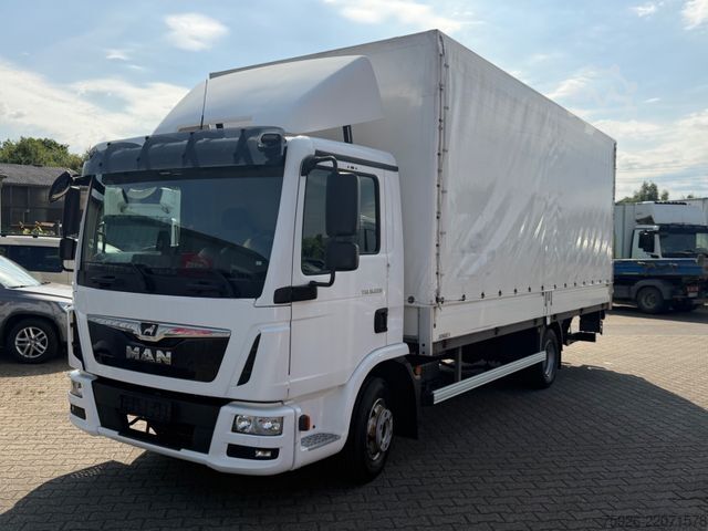 Curtain sider van MAN TGL 8.220 Automatik*Klima*LBW*6M Pritsche *