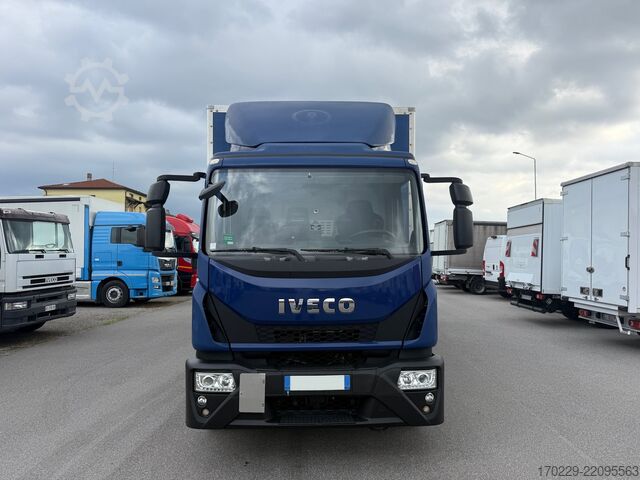 Truck with flatbed and tail lift Iveco eurocargo 160-250