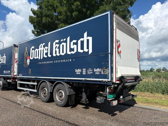 Box body WEB Trailer ZPRASQ 18 GETRÄNKE / BPW / DISC / LOADING LIFT