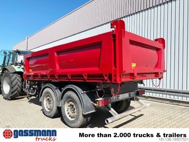 Three-way tipper trailer Schmitz ZKI 18, Stahlbordwände, ca. 10m³