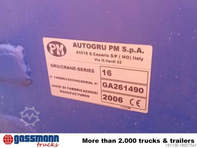 Truck mounted crane  16523 CE