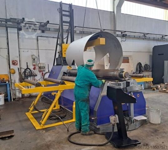 Hydr. four-roll round bending machine SERGI 3100 x 12/10 mm