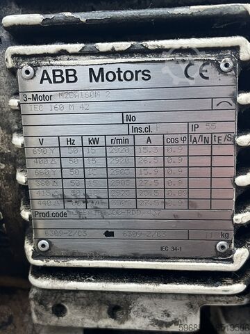 Electric motor ABB 15kw, r/min2920