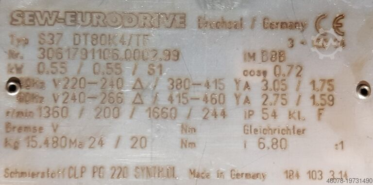 Gurtförderer Gurtband Förderband optional... Transnorm 985-600-500