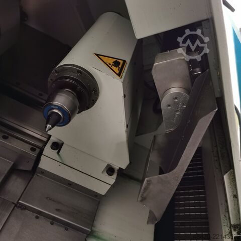 Cnc lathe with C axis and live tool tur. Spinner TC600 65MC