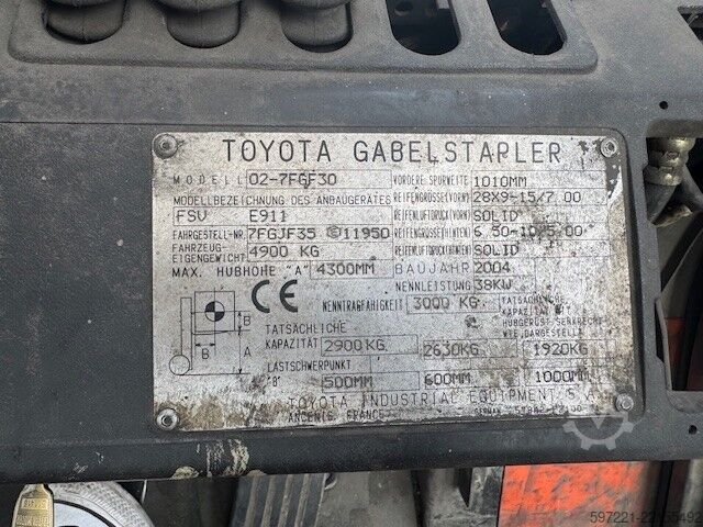 LPG-Gabelstapler Toyota 02-7FGF30