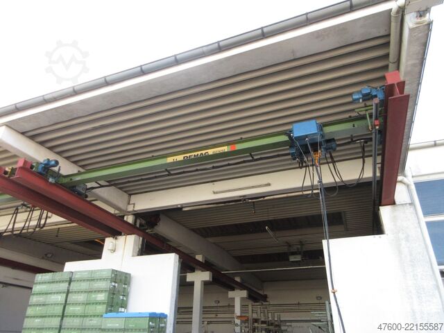 Overhead crane, crane, hall crane, track 6700 mm Demag Hallenkran Brückenkran Kran 1t Kran Seilzug PLV 1000Kg Spur 6,7m Hub 4m