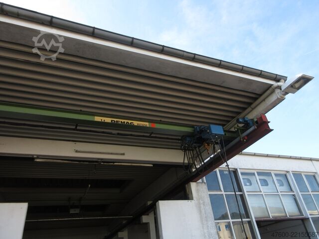 Overhead crane, crane, hall crane, track 6700 mm Demag Hallenkran Brückenkran Kran 1t Kran Seilzug PLV 1000Kg Spur 6,7m Hub 4m