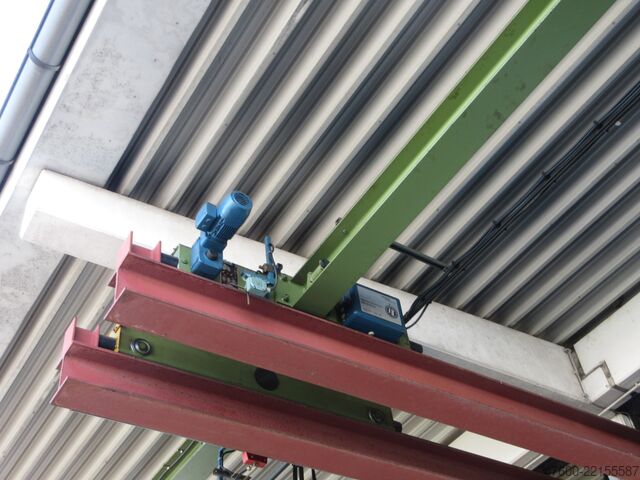 Overhead crane, crane, hall crane, track 6700 mm Demag Hallenkran Brückenkran Kran 1t Kran Seilzug PLV 1000Kg Spur 6,7m Hub 4m