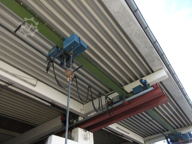 Overhead crane, crane, hall crane, track 6700 mm Demag Hallenkran Brückenkran Kran 1t Kran Seilzug PLV 1000Kg Spur 6,7m Hub 4m