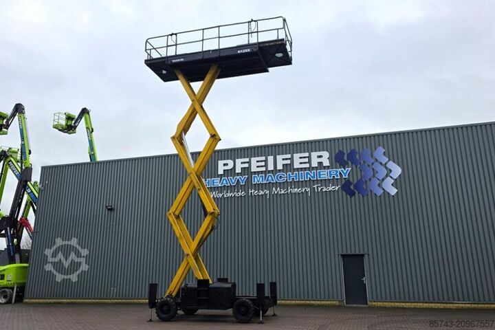 Scissor lift Haulotte H12SX Diesel, 4x4 Drive, 12m Working Height, 700kg